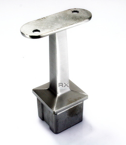 Foto Soporte de pasamanos para 40x40 / plano, AISI 304, SATINADO