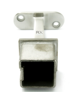 Foto Soporte de pasamanos para 40x40 / plano, AISI 304, SATINADO