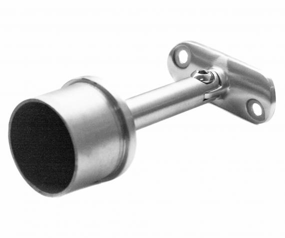 Foto Soporte de pasamanos para poste 48,3 mm pasamanos 48,3 mm flexible, AISI 304, SATINADO