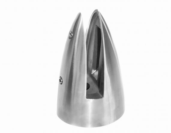 Foto Soporte de suelo SPIGOT 120/176, cristal 16,76-21,52 AISI 316, SATINADO