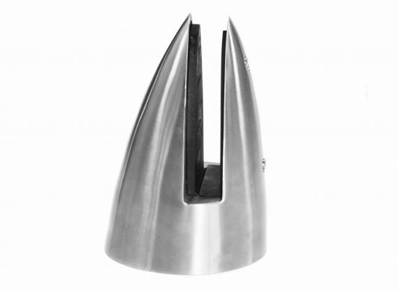 Foto Soporte de suelo SPIGOT 120/176, cristal 16,76-21,52 AISI 316, SATINADO