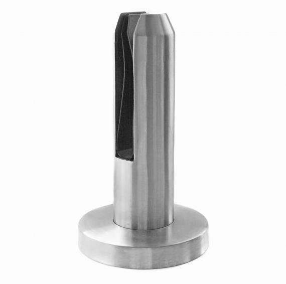 Foto Soporte de suelo SPIGOT 49/182, cristal 12-17,52 AISI 304, SATINADO