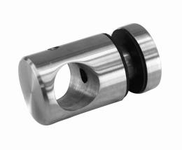 Soporte de vidrio Ø 25 mm, AISI 304, SATINADO