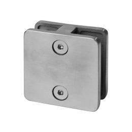 Soporte de vidrio, cuadrado 60x60 cm 180°, AISI 316, SATINADO