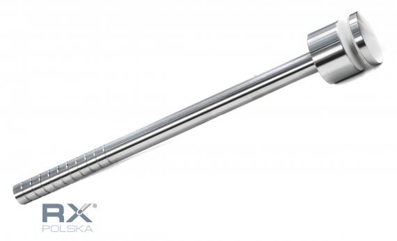 Foto Soporte de vidrio Portfenetr Ø 50 mm con varilla 20x320 mm, AISI 304, SATINADO