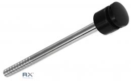 Soporte de vidrio Portfenetr Ø 50 mm con varilla 20x320 mm, NEGRO