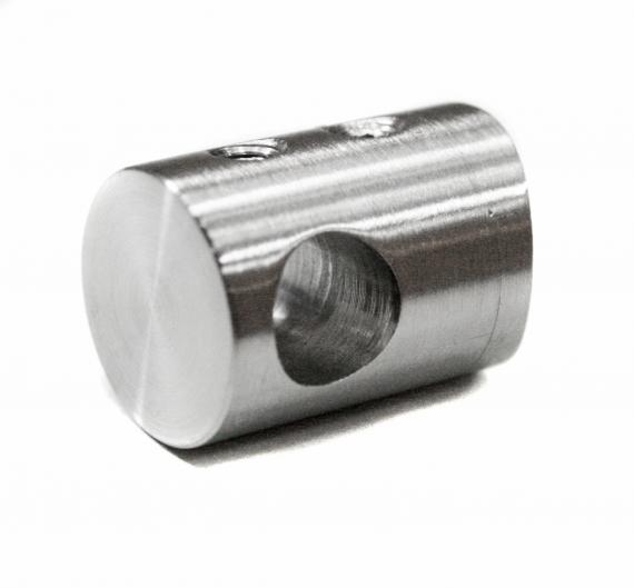 Foto Soporte para barra transversal, orificio pasante para Ø10/Ø42,4 mm, AISI 304, SATINADO