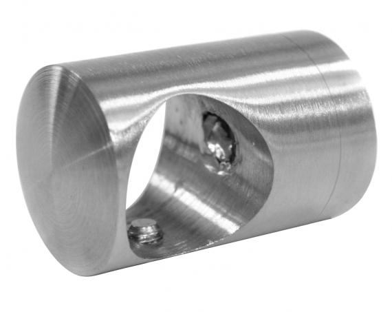 Foto Soporte para barra transversal, orificio pasante para Ø20/plano, AISI 316, SATINADO