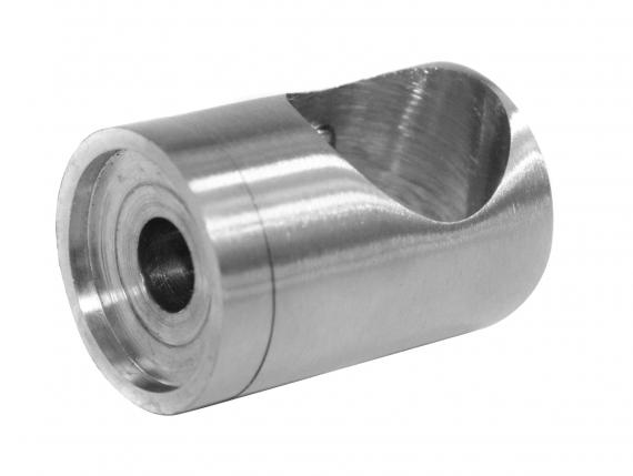 Foto Soporte para barra transversal, orificio pasante para Ø20/plano, AISI 316, SATINADO