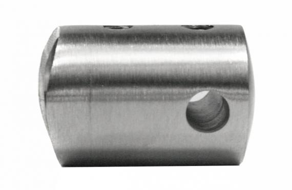 Foto Soporte para barra transversal, orificio pasante para Ø6/42,4 mm, AISI 316, SATINADO