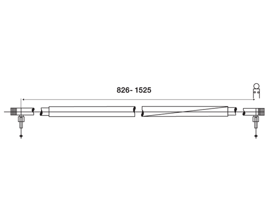 Foto Soporte para cabina de ducha vidrio‑vidrio, AISI 304, SATINADO