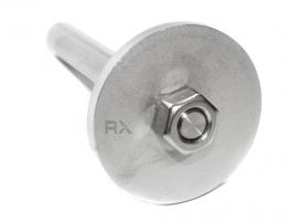 Soporte para montante de pasamanos Ø 40,00 mm, soldar, AISI 304, EN BRUTO