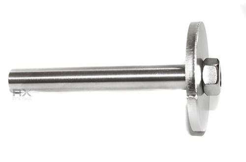 Foto Soporte para montante de pasamanos Ø 40,00 mm, para soldar, AISI 304, EN BRUTO