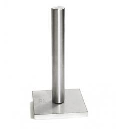 Soporte para montante de pasamanos 40x40 mm, soldar, AISI 304, EN BRUTO