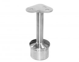 Soporte para pasamanos 40x40 mm/42,4 mm, AISI 304, SATINADO