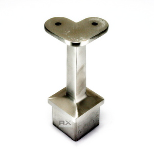 Foto Soporte para pasamanos 40x40 mm / plano, AISI 304, SATINADO