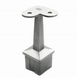 Soporte para pasamanos 40x40 mm / plano, AISI 304, SATINADO