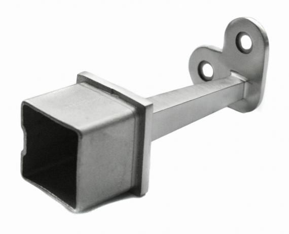 Foto Soporte para pasamanos 40x40 mm / plano, AISI 316, SATINADO