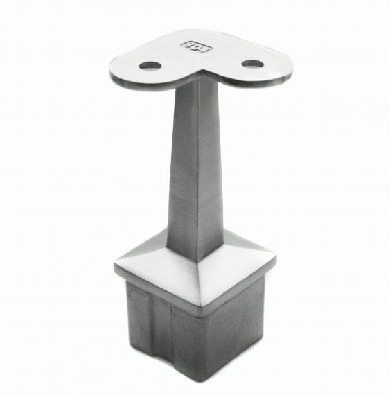 Foto Soporte para pasamanos 40x40 mm / plano, AISI 316, SATINADO
