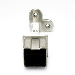 Foto Soporte para pasamanos 40x40 mm / plano, AISI 316, SATINADO