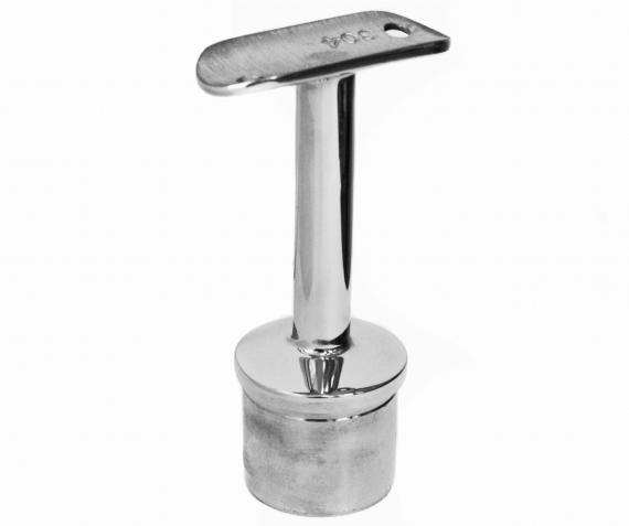 Foto Soporte para pasamanos 42,4/42,4 mm, AISI 304, Pulido.