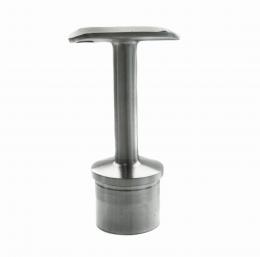 Soporte para pasamanos 42,4/42,4 mm, AISI 316, SATINADO.