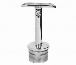 Soporte para pasamanos 42,4/42,4 mm, flexible, AISI 316, Pulido