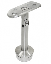 Soporte para pasamanos 42,4 mm / 33,7 mm, ajustable, AISI 304, SATINADO
