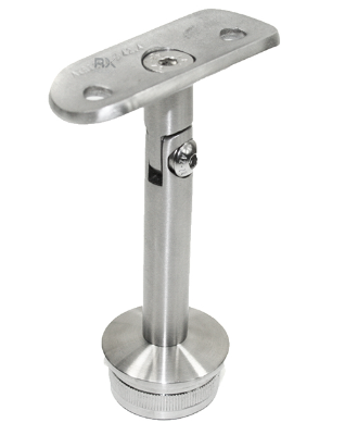 Foto Soporte para pasamanos 42,4 mm / 33,7 mm, ajustable, AISI 304, SATINADO