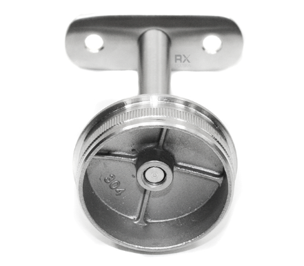 Foto Soporte para pasamanos 50,8x1,5 / 50,8 mm, AISI 304, SATINADO.