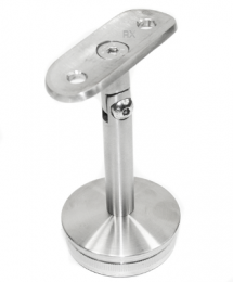 Soporte para pasamanos 50,8x1,5 / 50,8 mm, AISI 304, SATINADO
