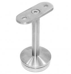 Soporte para pasamanos 50,8x1,5 / plano, AISI 304, SATINADO