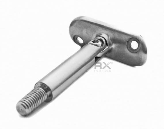 Foto Soporte para pasamanos flexible 14x70 mm/42,4 mm, rosca M10, AISI 304, SATINADO