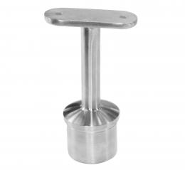 Soporte para pasamanos plano/42,4 mm, AISI 304, SATINADO