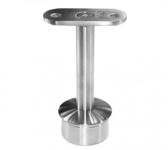 Foto Soporte para pasamanos plano/42,4 mm, AISI 304, SATINADO.