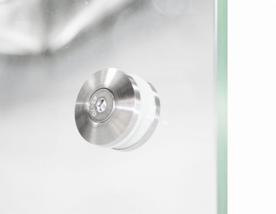 Foto Soporte para vidrio 35mm DIN 7991 M8x40mm, AISI 304, SATINADO