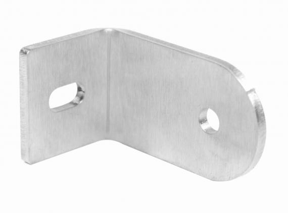 Foto Soporte para vidrio - Ø 40/8mm, con ángulo, AISI 304, SATINADO