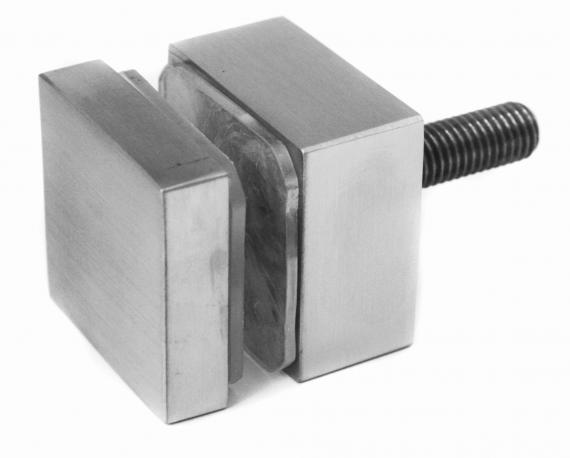 Foto Soporte para vidrio 40x40mm, dist. 20mm, AISI 304, SATINADO