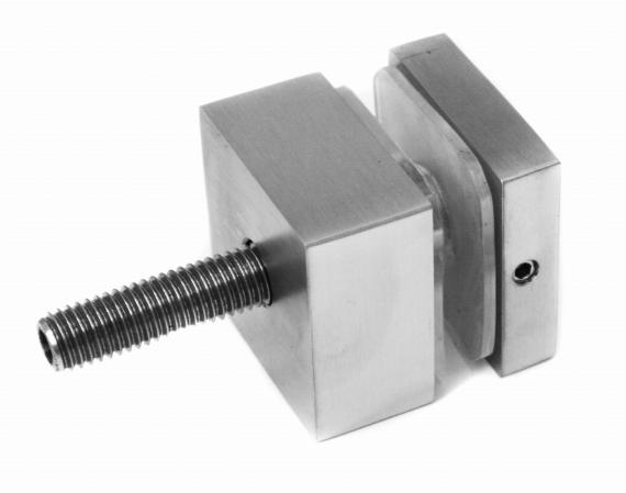 Foto Soporte para vidrio 40x40mm, dist. 20mm, AISI 304, SATINADO