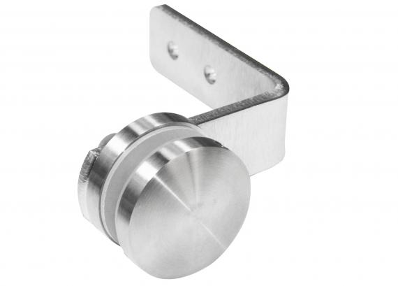 Foto Soporte para vidrio - Ø 50 mm, con ángulo, AISI 304, SATINADO