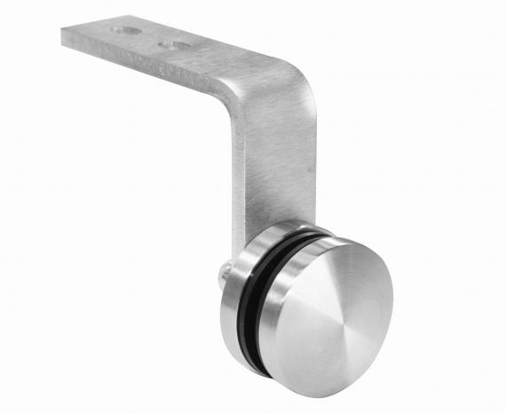 Foto Soporte para vidrio - Ø 50 mm, con ángulo, AISI 304, SATINADO