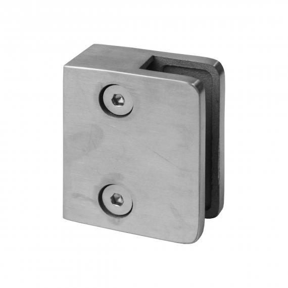 Foto Soporte para vidrio 60x50cm - final, para superficies planas, AISI 316, SATINADO