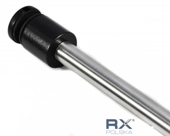 Foto Soporte para vidrio Portfenetr fi 30mm con varilla 16x320mm, AISI 304, RAL 9005