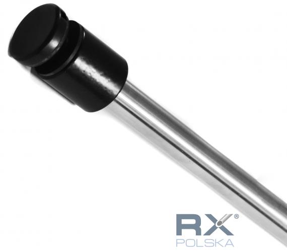 Foto Soporte para vidrio Portfenetr fi 30mm con varilla 16x320mm, AISI 304, RAL 9005