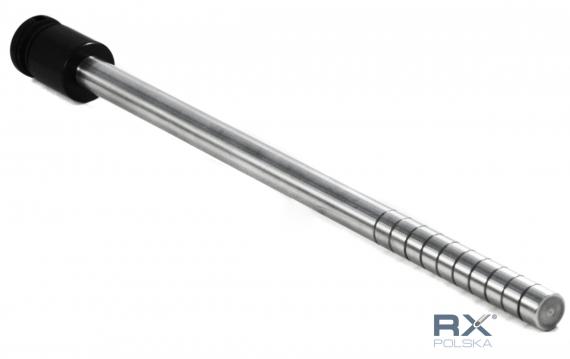 Foto Soporte para vidrio Portfenetr fi 30mm con varilla 16x320mm, AISI 304, RAL 9005