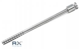 Soporte para vidrio Portfenetr fi 30mm con varilla 16x320mm, AISI 304, SATINADO