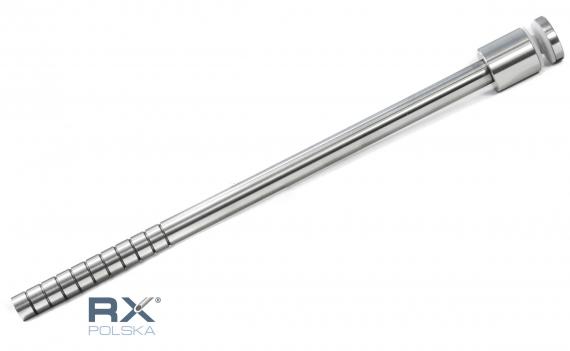 Foto Soporte para vidrio Portfenetr fi 30mm con varilla 16x320mm, AISI 304, SATINADO