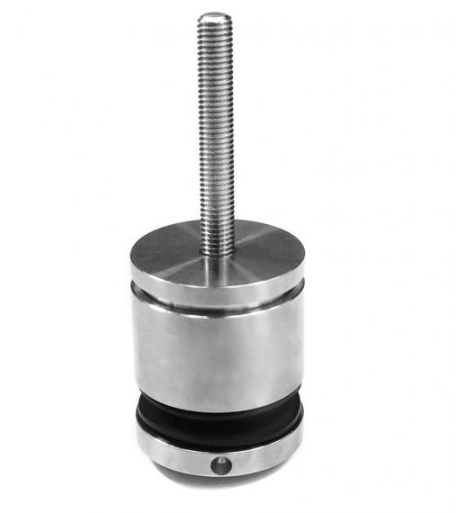 Foto Soporte puntual 50 mm, distancia regulable 35-55 mm, AISI 304, SATINADO