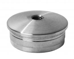 Tapón final para 33,7 x 2,0 mm, rosca M8, AISI 304, SATINADO