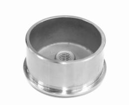 Tapón final para 42,4 x 2 mm, rosca M8, AISI 304, SATINADO